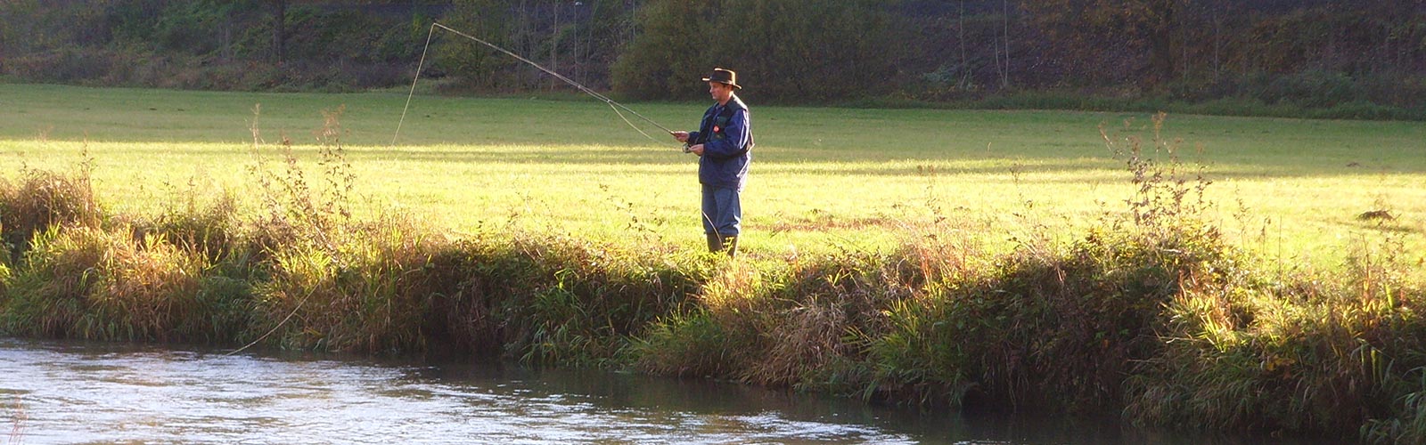 Fliegenfischen an unserem Fischwasser
